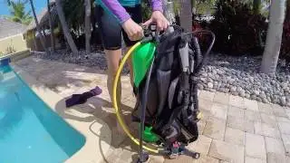 Disassembling a Scuba Unit