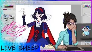 Come Hang Out With Me as I Draw [at last minute lol] [Live Sheep on the Loose] EP5