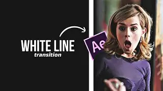 White solid swipe transition || After effects tutorial