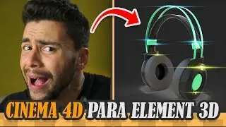 Do CINEMA 4D para ELEMENT 3D | Tutorial Cinema 4D