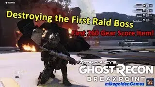 Destroying BAAL, The First Raid Boss (Breakpoint Raid 1) | Ghost Recon Breakpoint