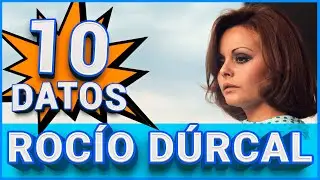 10 CURIOSIDADES sobre ROCÍO DÚRCAL 😍 | ¿Sabes cual fue su primer trabajo? ¿Y su nombre real? 😱