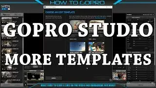 More Templates for GoPro Studio