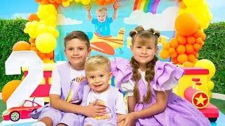 Диана и Рома отмечают День Рождения Оливера - 2 года!