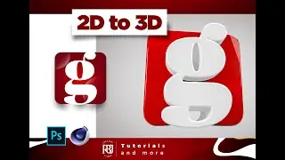 How to make CUSTOM 3D logos in Cinema 4D (Photoshop & Cinema 4D)