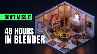 Make This Isometric Room In Blender 3D