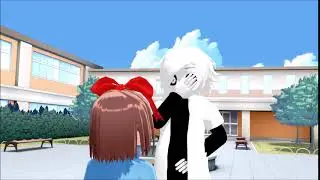 [mmd x undertale] cross!chara x frisk kissed on the first date