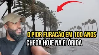 FURACÃO MILTON É O PIOR EM 100 ANOS CHEGA HOJE EM ORLANDO