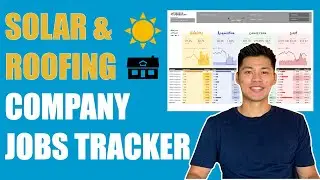 Roofing and Solar Sales Tracking Dashboard & Spreadsheet
