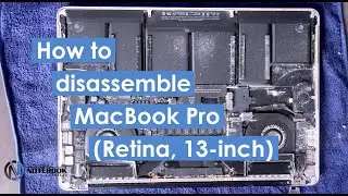 MacBook Pro (Retina, 13-inch, Mid 2014) - Disassembly and cleaning