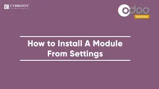 How to install a module from settings in Odoo | How to install a Module in Odoo