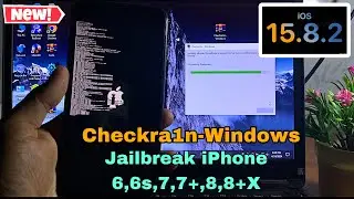 Checkra1n-Windows Jailbreak iOS 15.8.2 - iOS 14.0 on iPhone 6,6s,7,7+,8,8+,X | Don’t use USB Flash