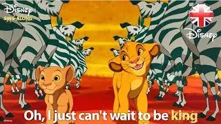 DISNEY SING-ALONGS | I Just Cant Wait To Be King - The Lion King Lyric Video | Official Disney UK