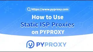 How to Use Static ISP Proxies on PYPROXY? #proxy #pyproxy #socks5