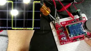 Just testing camera  DSO138 Oscilloscope and Microscope setup.