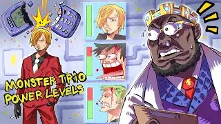 Luffy Vs Zoro Vs Sanji Power Level Stats Comparison - Defense 📋