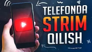 🔴 YOUTUBEDA JONLI EFIR QILISH | 📱TELEFONDA STRIM QILISH | STRIMGA DONAT ULASH VA SOZLASH