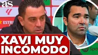 Xavi se entera de las declaraciones de Deco en directo: momento más incómodo imposible