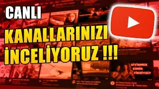 YOUTUBE KANALLARINIZI İNCELİYORUZ ! | SUPERPEER Abone Canlı Yayın ( Tekrar )