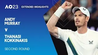 Andy Murray v Thanasi Kokkinakis Extended Highlights | Australian Open 2023 Second Round