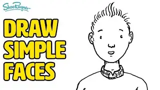 How to Draw a Man's Face - just draw along with me - Simon