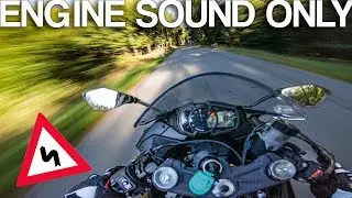 Kawasaki Ninja ZX-6R Akrapovic sound [RAW Onboard]