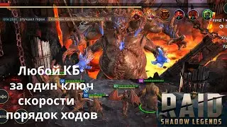Raid Анкил, КБ с ключа, скорости, порядок ходов