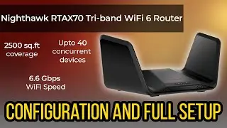 Netgear RAX70 Fastest WiFi Router for Gaming & Streaming