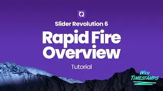 Slider Revolution - The Rapid Fire Overview