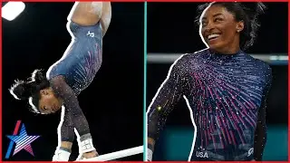 See Simone Biles NAIL Paris Olympics Practice Routines From Every Angle