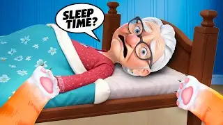 Crazy CAT Helps Grandma SLEEP Forever! - I Am Cat VR