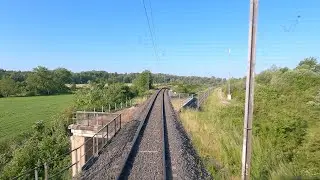 ★ 4K 🇫🇷 Strasbourg-Ville - Nancy-Ville cab ride en BB26000, France [06.2023] Führerstandsmitfahrt