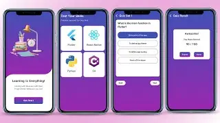 Complete Functional QUIZ App In Flutter