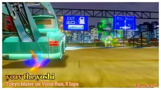 Cars 2 The Video Game | Tokyo Mater - Race Mode | Vista Run 5 Laps