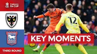 AFC Wimbledon v Ipswich Town | Key Moments | Third Round | Emirates FA Cup 2023-24