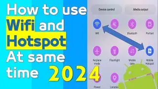 Turn ON WIFI & Hotspot at Same Time