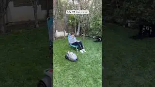 World’s First ROBOT Lawn Mower 