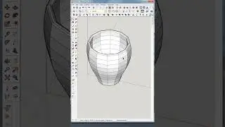 how to make a coffee cup in sketchup #sketchup #shorts #coffee