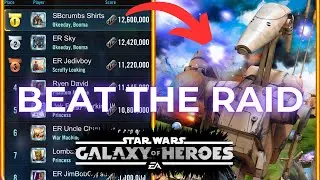 How I Beat the Naboo Raid in SWGOH