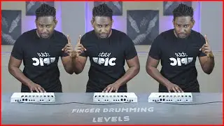 Finger Drumming on Native Instruments Maschine MK3 Limited Edition Vapor Gray #Shorts