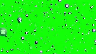 E-mail Logo Flying  | 4K Green Screen Background Video | Free Download