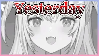 Fuwawa's Yesterday, Not Tomorrow Brings Chill To My Bones 【Hololive / Eng Sub】