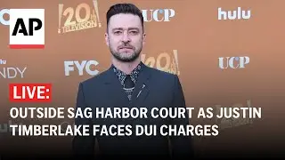 LIVE: Outside Sag Harbor Court as Justin Timberlake is expected to plead guilty to Hamptons DUI