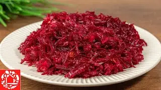 Eat in a minute! A new beetroot salad for every day and for the holiday!