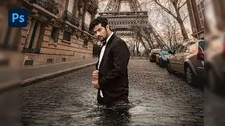Tuto Photoshop : Incruster un personnage dans un décor comme s'il sortait de l'eau !