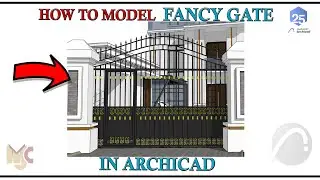 CREATE FANCY GATE IN ARCHICAD 