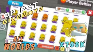 Giving Away OP Pets [Arm Wrestling Simulator]