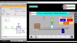 Animation on TIA Portal V17 #hmi #scada #plc #automation #shorts