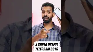 3 Extremely Useful Telegram Bots You Must Try 👍✨🔥#telegram #chatgpt #shorts