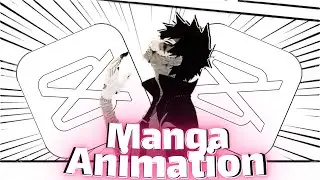 Animation Manga on CapCut 📖| CapCut AMV Tutorial